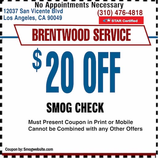 Smog Coupon Los Angeles